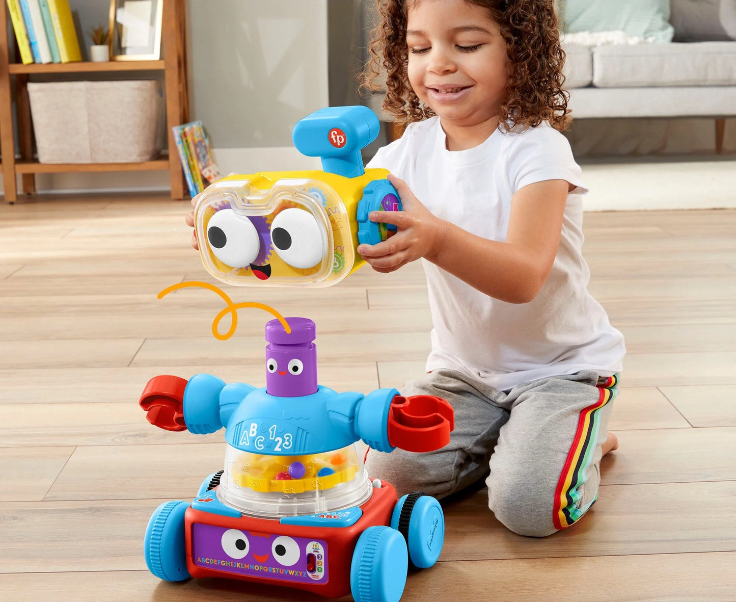 Fisher-Price - Robot de Aprendizaje  Interactivo 4 en 1