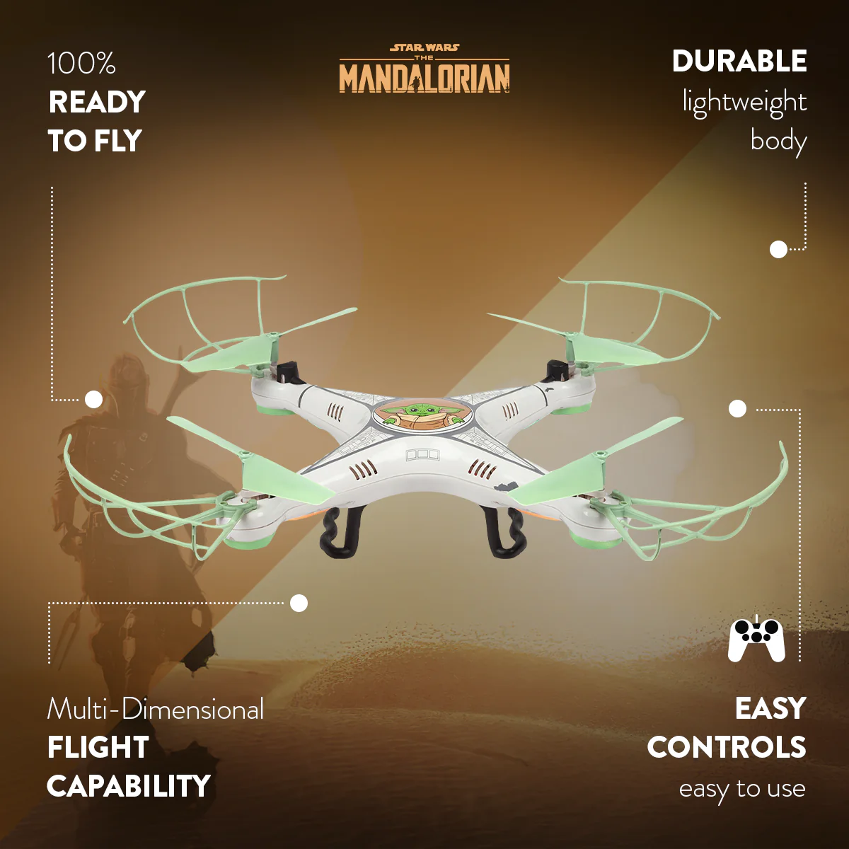 Dron a Control Remoto | Grogu | The Mandalorian