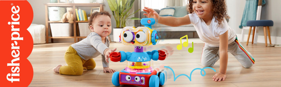 Fisher-Price - Robot de Aprendizaje  Interactivo 4 en 1