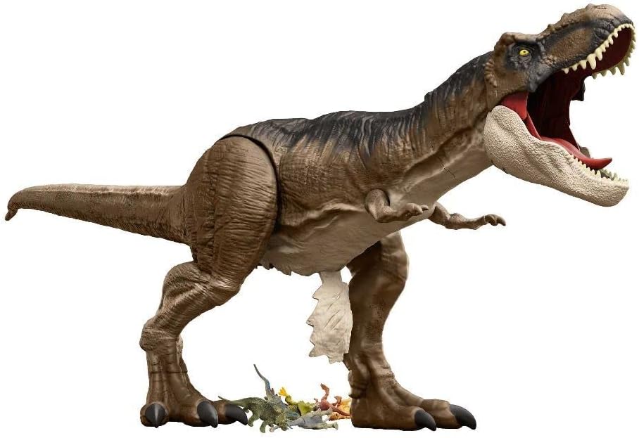 Mattel Jurassic World Super Colossal Tyrannosaurus Rex Figura de Acción | 41 Pulg