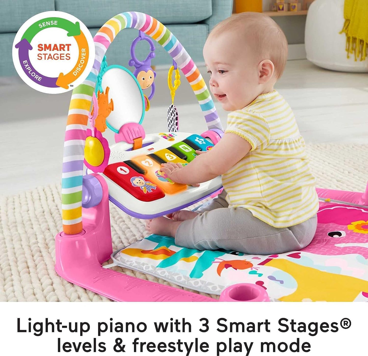 Fisher-Price Deluxe Kick & Play | Gimnasio de Piano