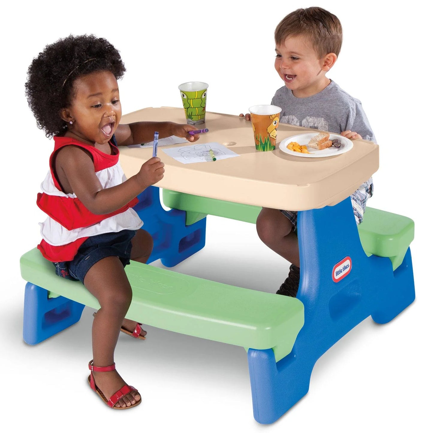 Mesa para Picnic con Sombrilla Little Tikes