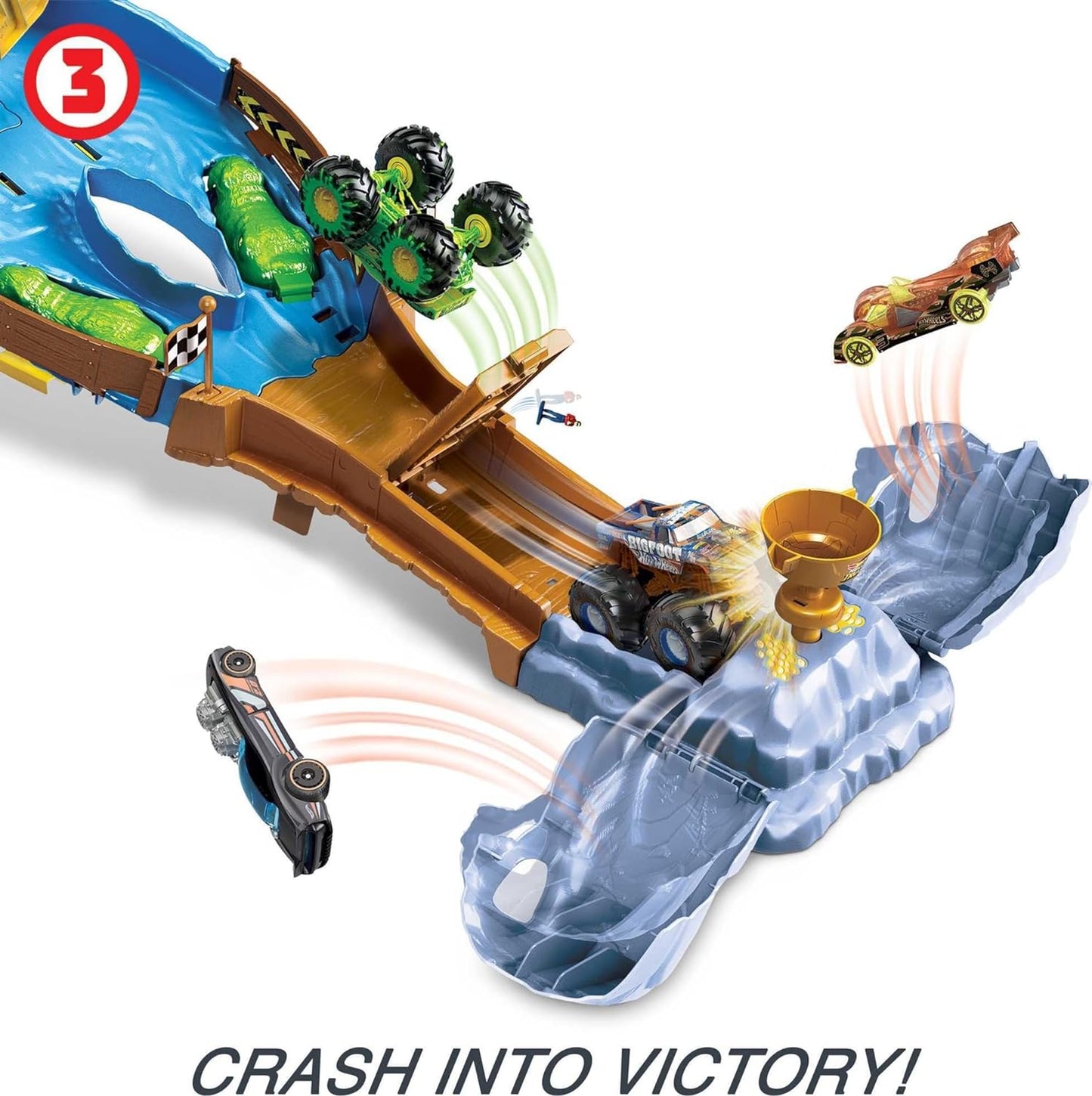 Hot Wheels® Monster Trucks Wreckin' Raceway