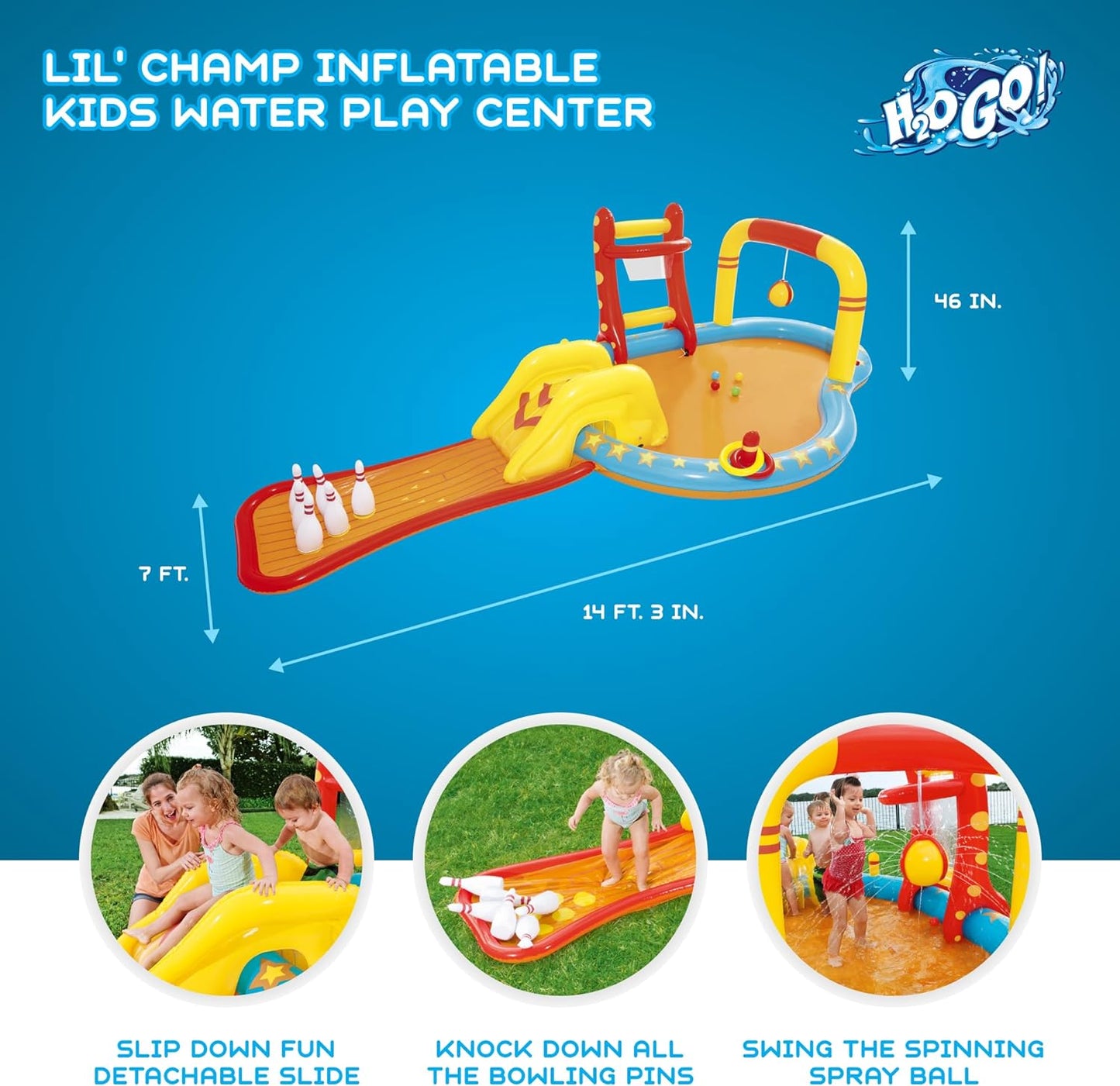 Centro de Juegos Inflable | Bestway Lil Champ|