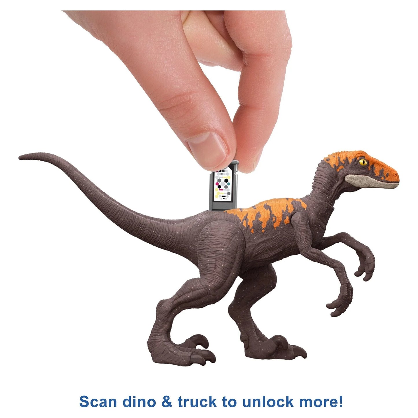 Mattel Jurassic World - Capture 'N Crush Truck | Con Velociraptor