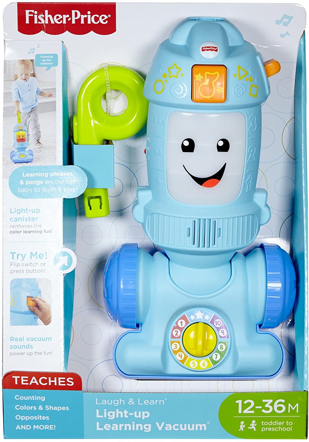 Fisher-Price Laugh & Learn - Aspiradora Musical de Aprendizaje | Mattel