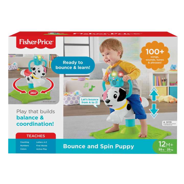 Fisher-Price Cachorro para Rebotar y Girar